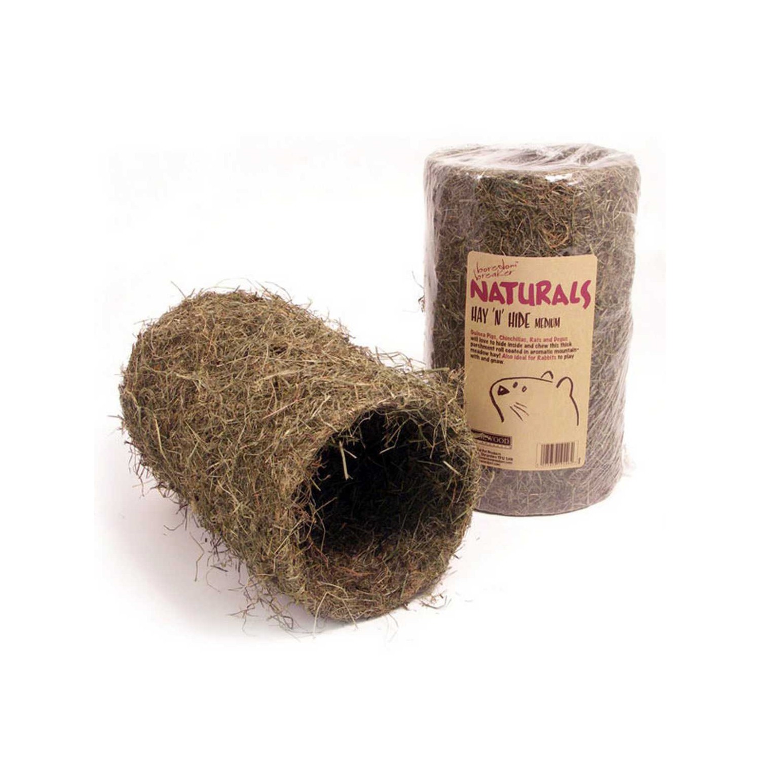 Rosewood Small Animal Natural Hay and Hide Toy Image