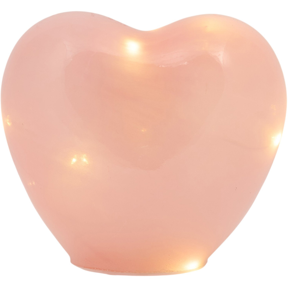 LED Glass Marble Heart Light Image 4