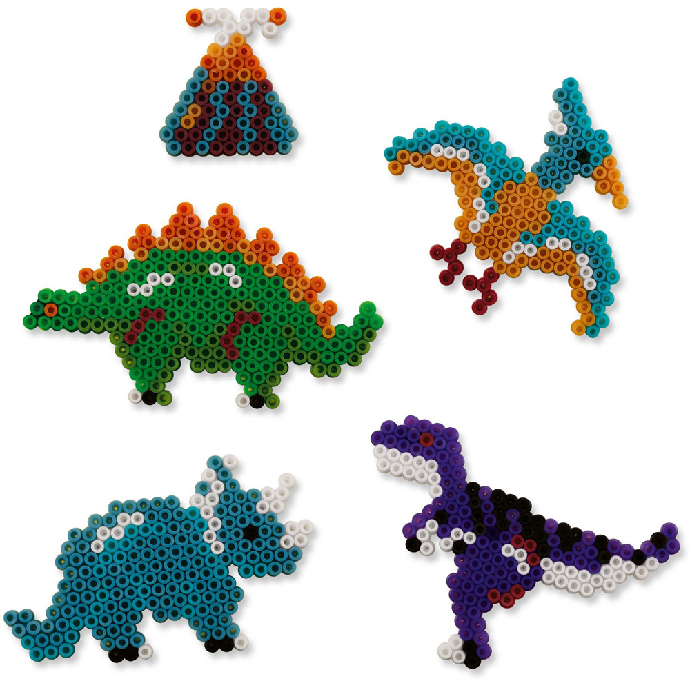 SES Creative Beedz Dino World Iron On Beads Kit 2100 Piece Image 4