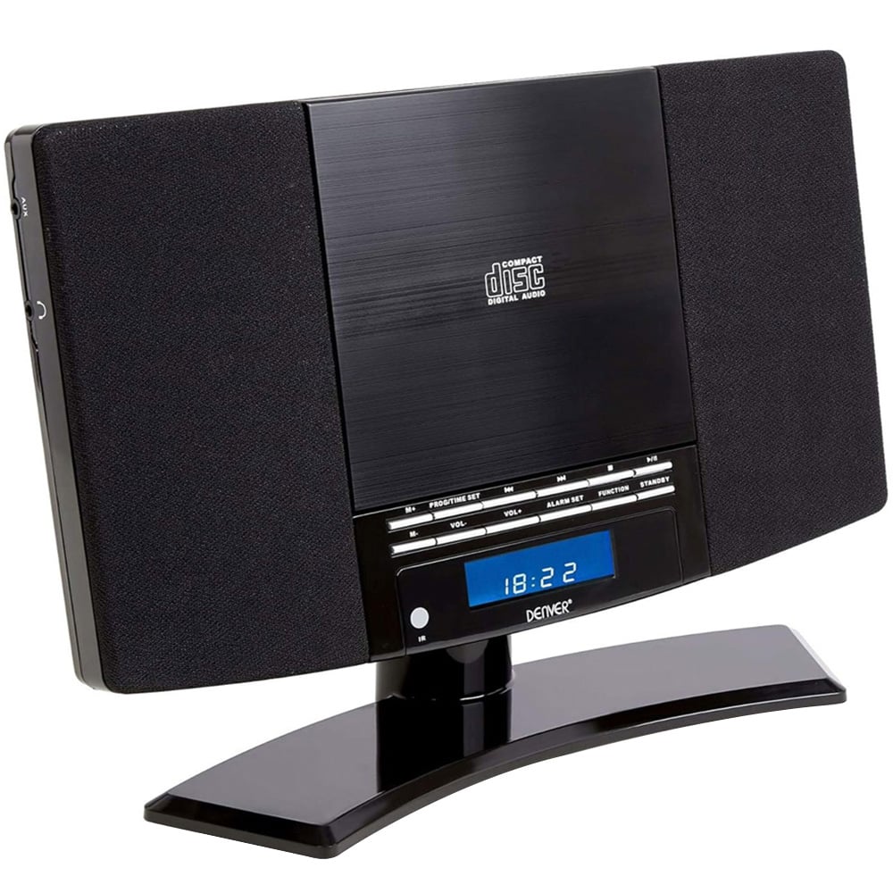 Denver MC-5220 Black Small CD Player with Radio Image 1