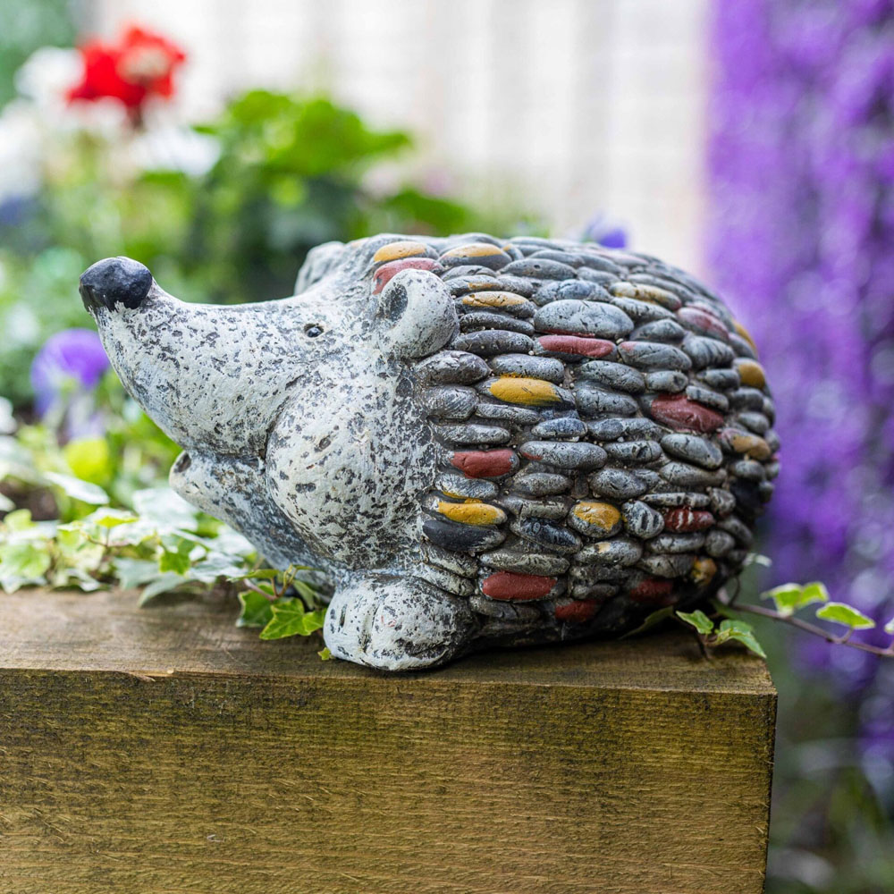 Marco Paul Resin Hedgehog Garden Ornament Image 2