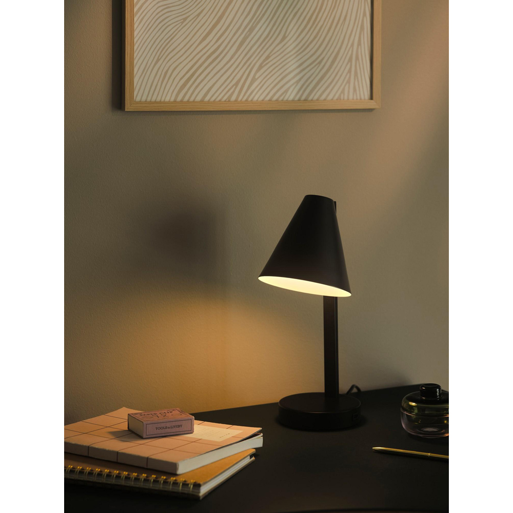 Nordlux Wilmer Black Table Lamp Image 2