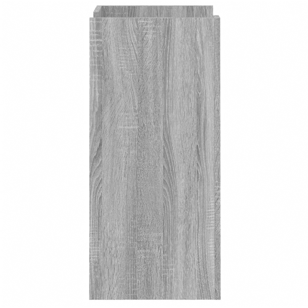 vidaXL 4 Shelf Grey Sonoma Wooden Sideboard Image 5