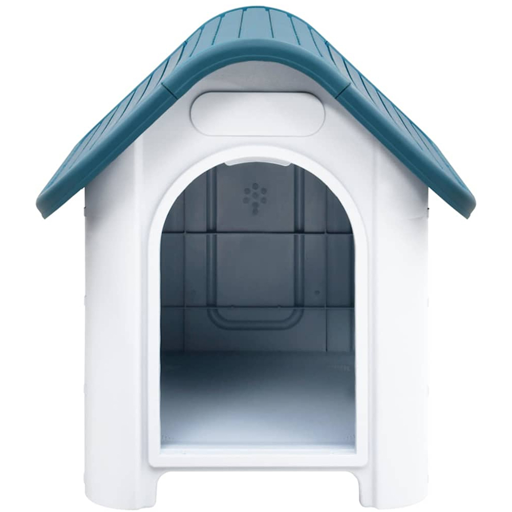 vidaXL Blue Polypropylene Dog House 66 x 59 x 75cm Image 2