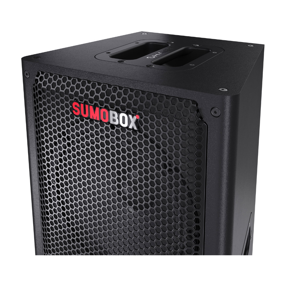 Sharp Black Sumobox Portable Speaker 120W Image 6