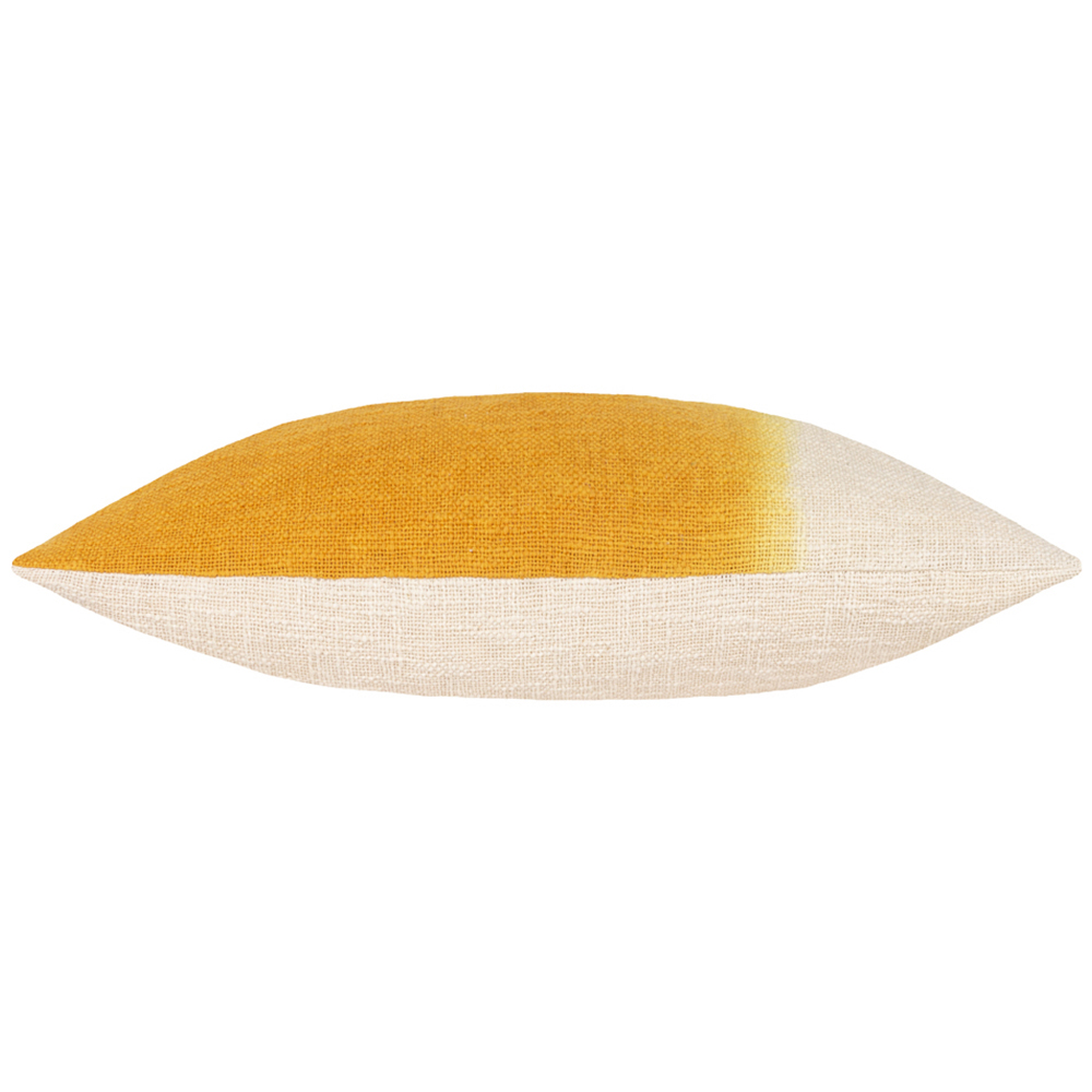 furn. Mizu Ochre Dip Dye Rectangular Cushion Image 4