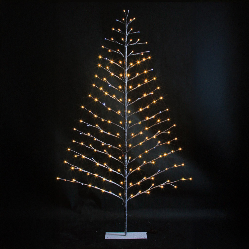 Shatchi Pre-Lit Warm White LED Birch Twig Tree Christmas Decoration Image 3