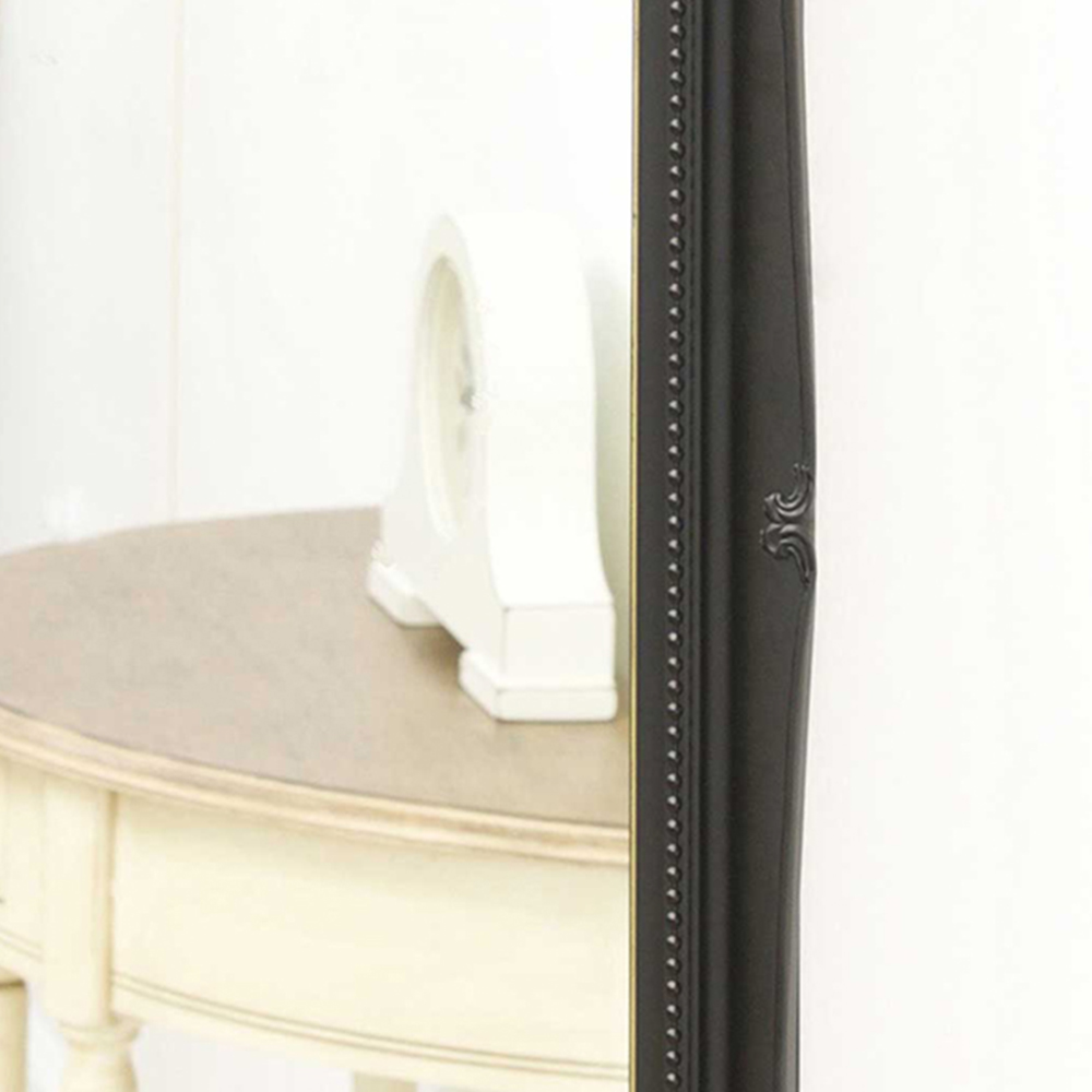 Fraser Black Beaded Dress Mirror 122 x 41cm Image 4