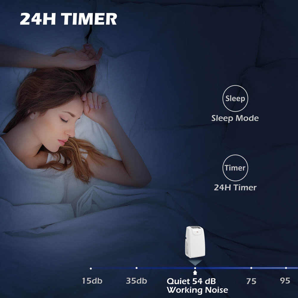 HOMCOM White 12000BTU 4 in 1 Air Conditioner Image 5