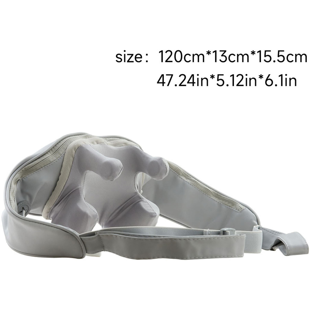 Living and Home Grey Electric Shiatsu Neck and Shoulder Massager with 6 Heads Image 8
