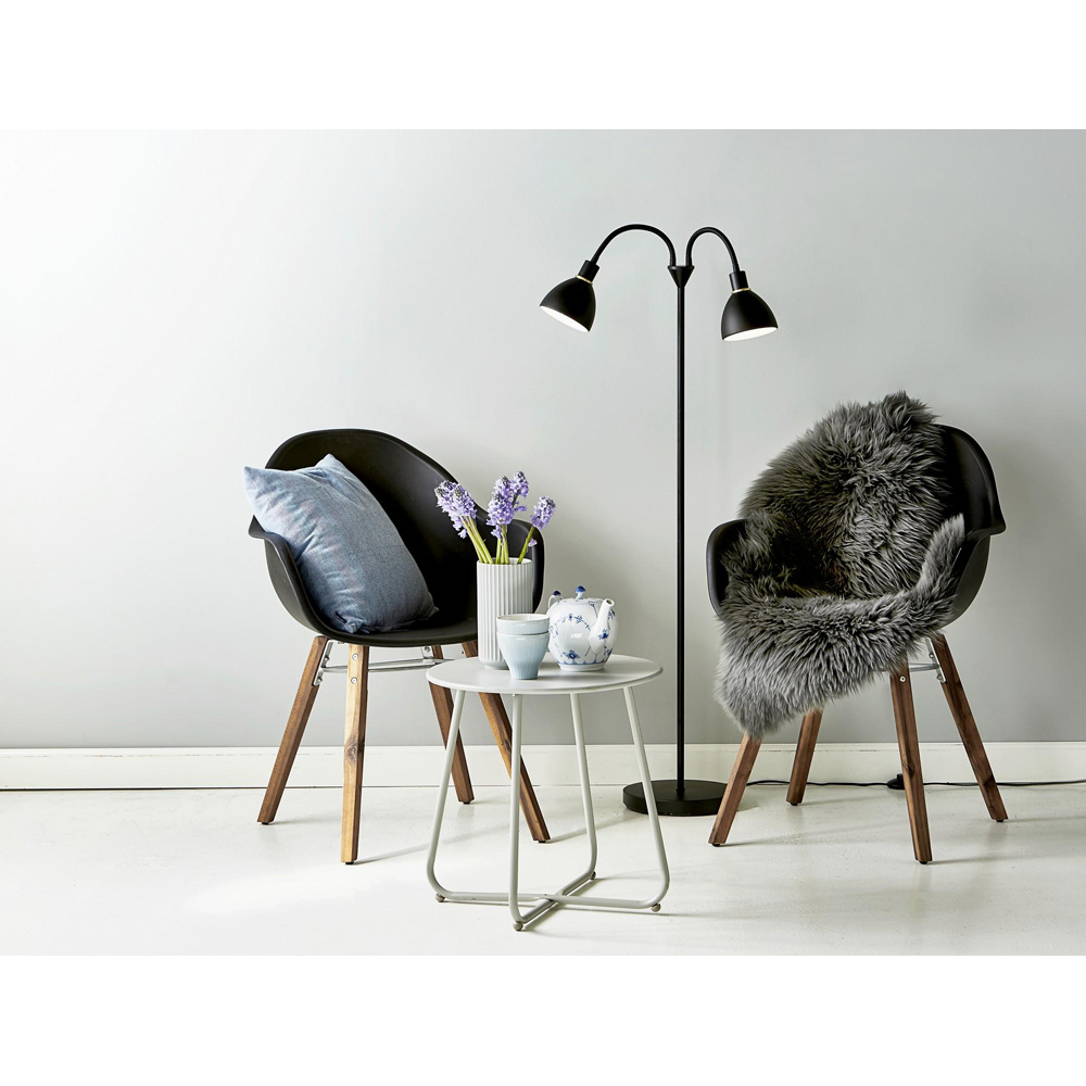 Nordlux Ray E14 Black Double Floor Lamp Image 2