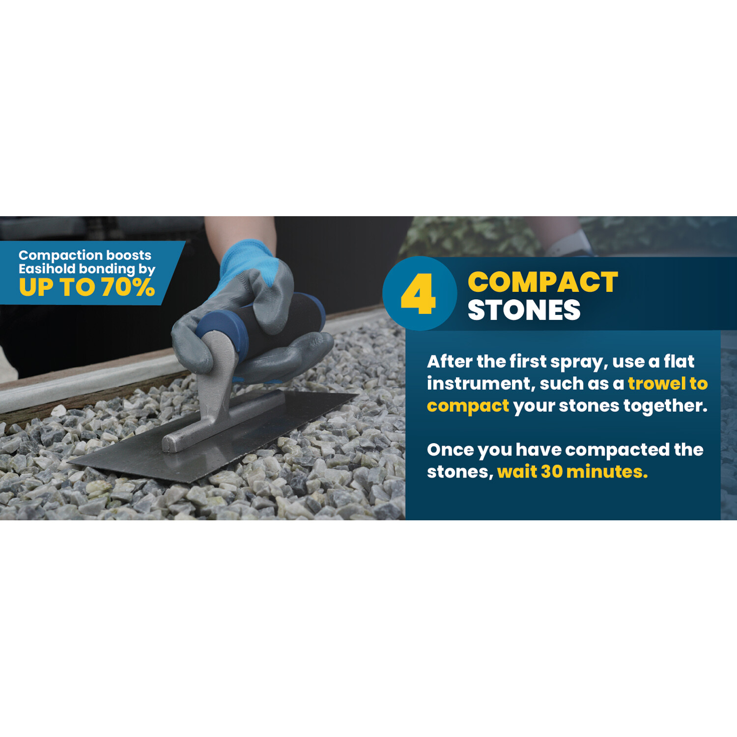 Easihold Ultra Strong Rock and Mulch Glue Image 8