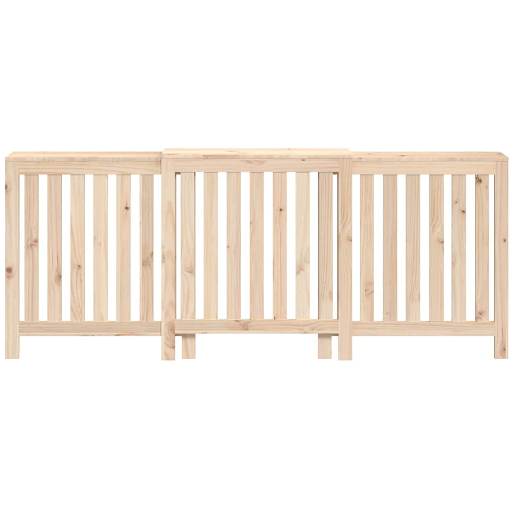 vidaXL Natural Pine Wood Radiator Cover 850 x 2100mm Image 4