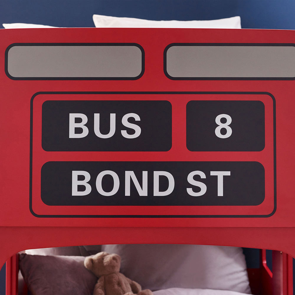 Julian Bowen London Red Bus Bunk Bed Image 3
