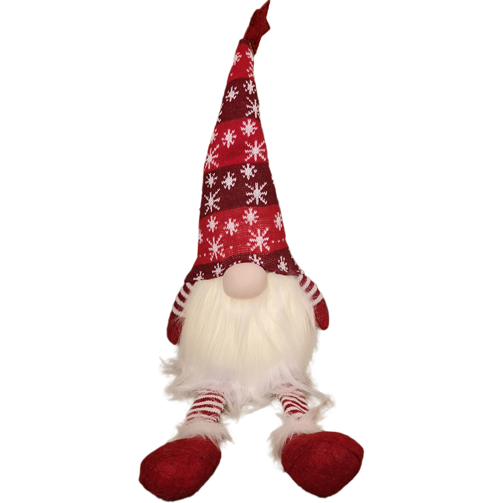 Samuel Alexander Red Sitting Gonk LED Christmas Decoration 48cm Image 1