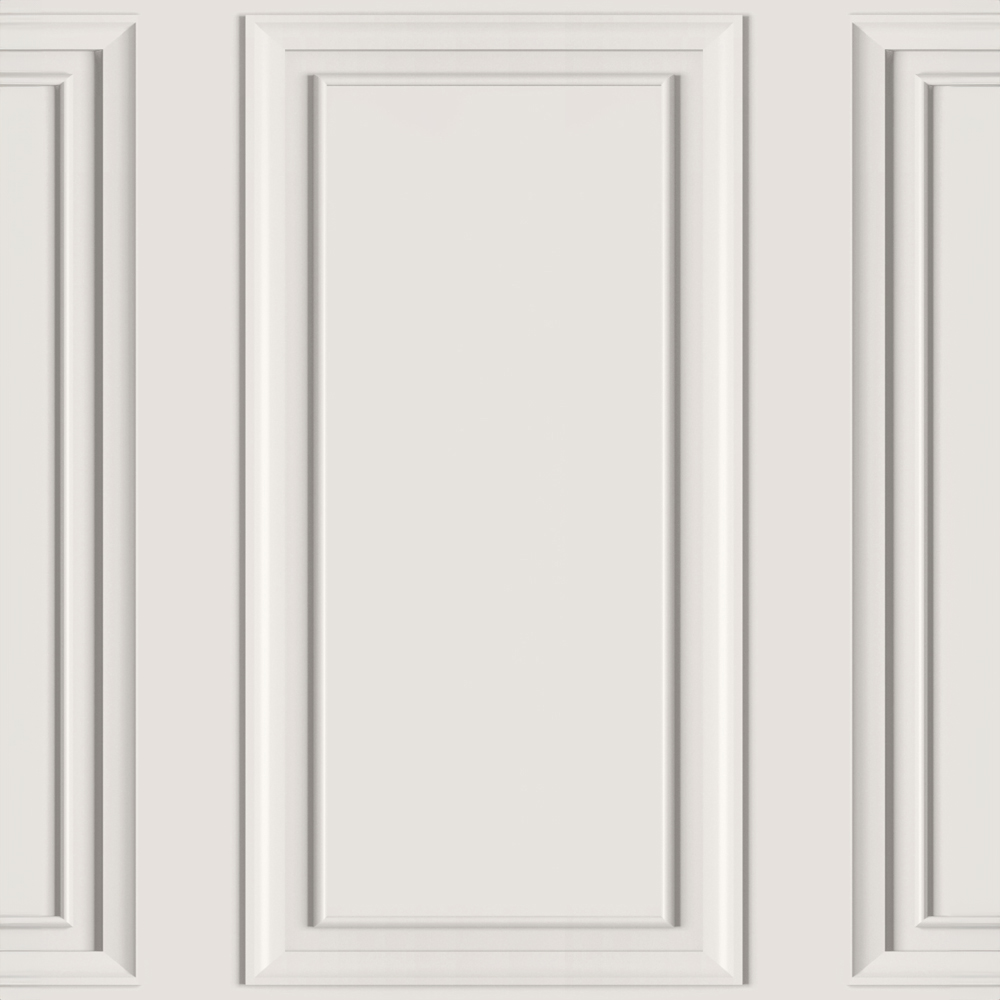 Rasch Panel Off White Wallpaper Image 1