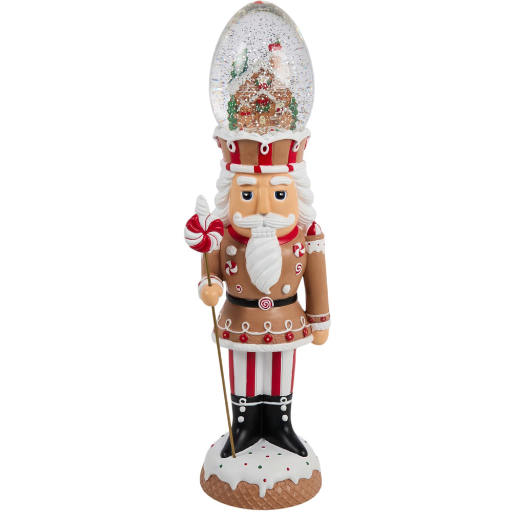 Glitter Spinning Gingerbread Nutcracker Image 6