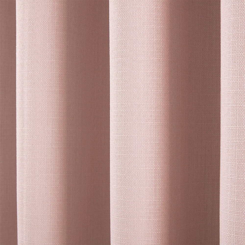 Divante Hoxton Blush Blackout Eyelet Curtains 168cm Image 4