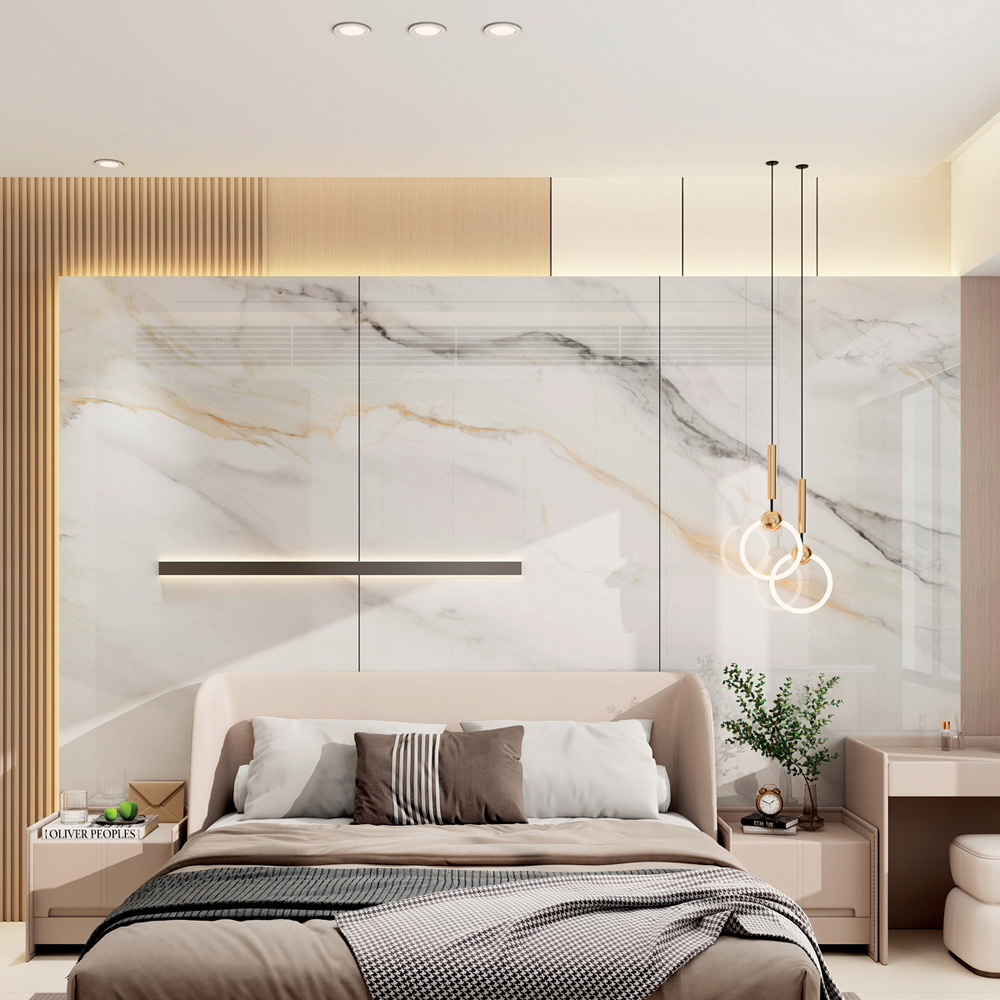 Britwall Charcoal Marble Wall Panel 1220 x 2440 x 8mm Image 1