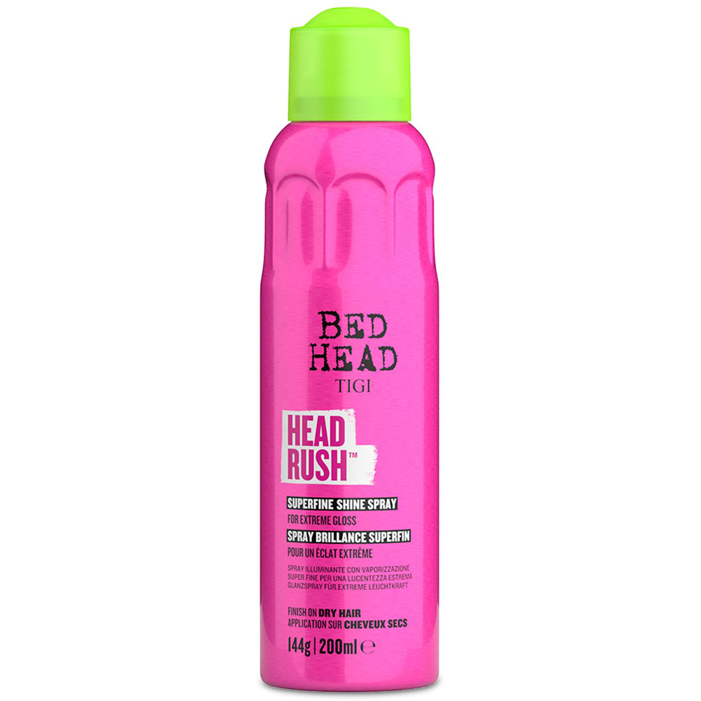 TIGI Bed Head Headrush Smooth and Shiny High Gloss Styling Hair Spray 200ml 3 Pack Image 4