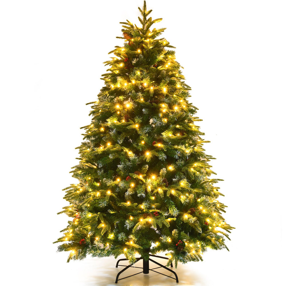Costway Pre Lit Multicolour LED Artificial Christmas Tree 5ft Image 4