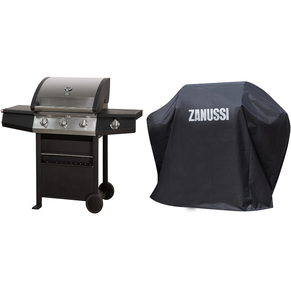 Zanussi ZGBBQ3B01-C 3 Burner Gas BBQ Image 3