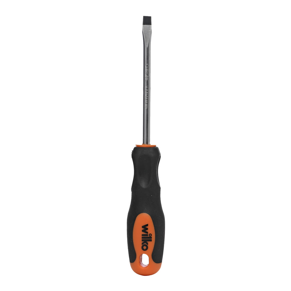 Wilko 6.5mm Slotted Tip Hard Grip Screwdriver Image