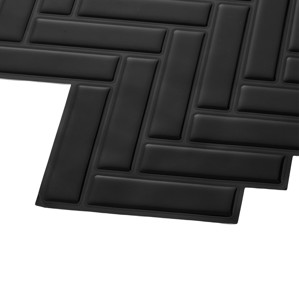 Living and Home Black Self Adhesive Wall Sticker 10 Pack Image 4