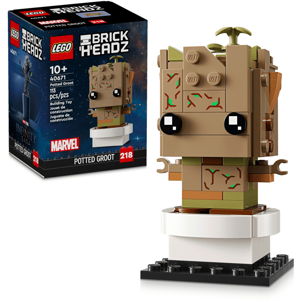 LEGO BrickHeadz 40671 Groot in a Pot Building Set 113 Piece Image 2