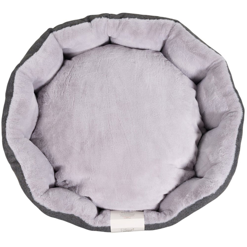 Luxurious Pet Bed Grey L Image 2
