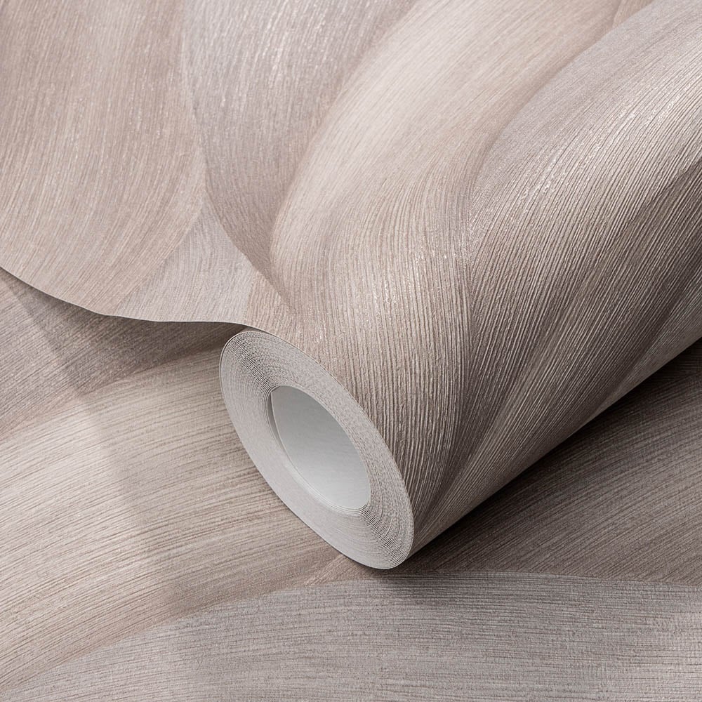 Erismann Leaf Waves Natural and Beige Wallpaper Image 2