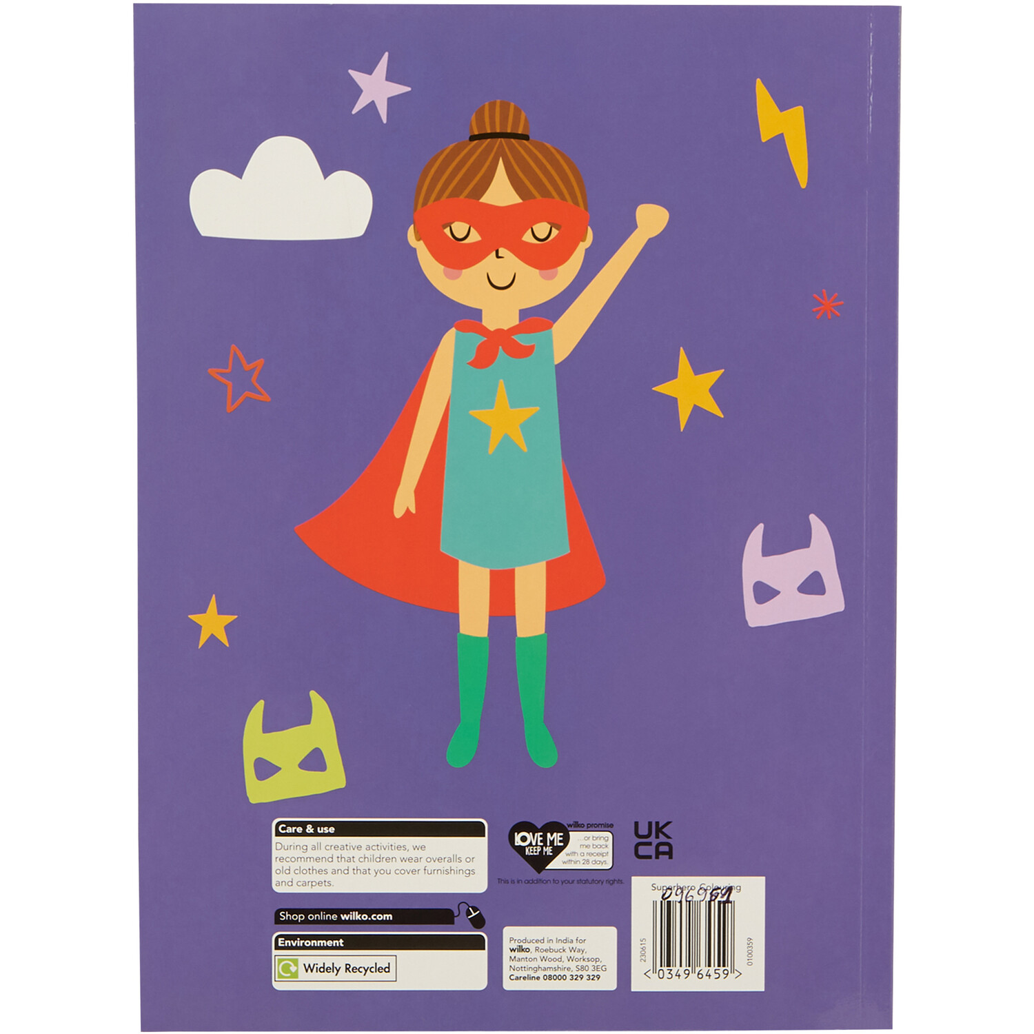 Superhero Colouring Book Image 2