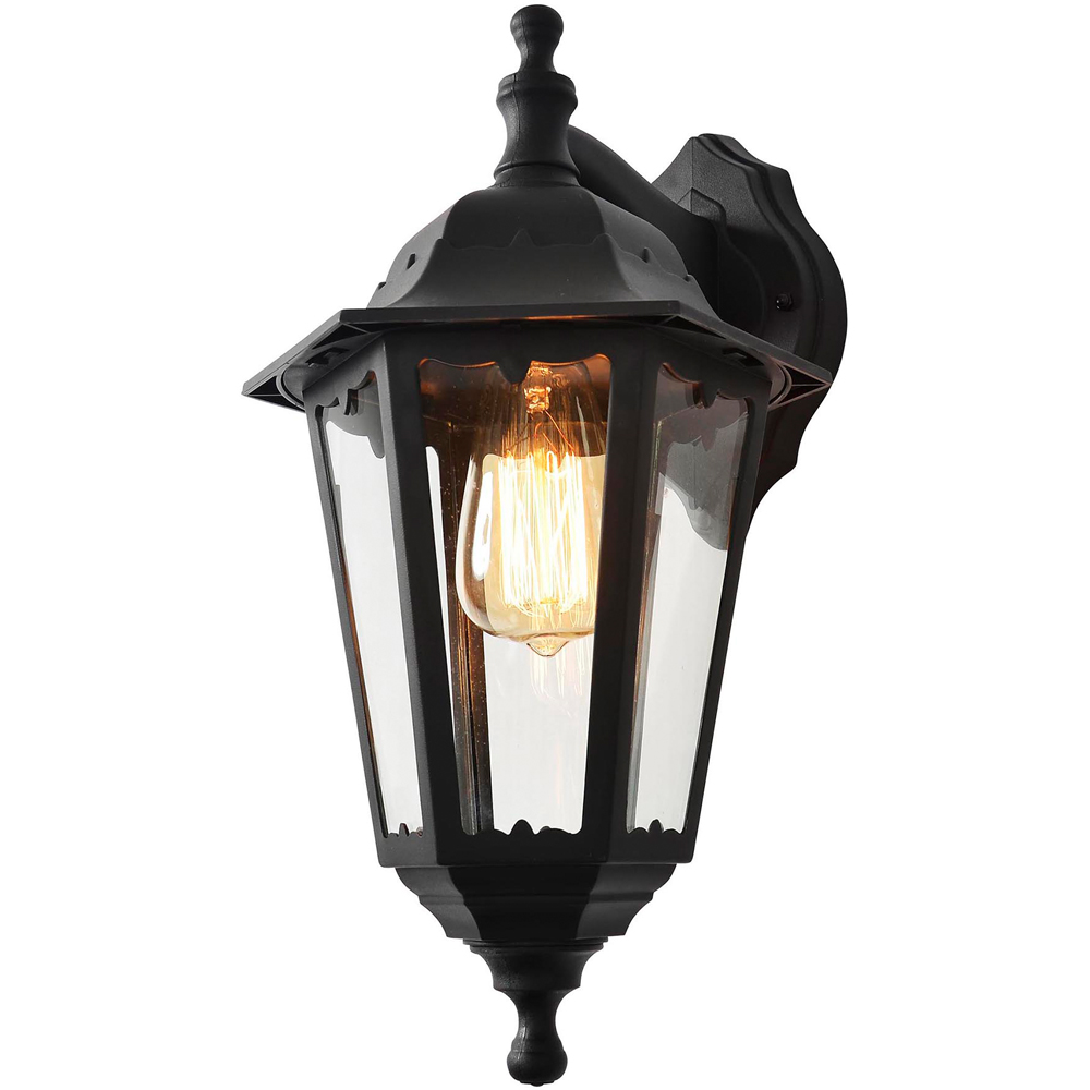 Coast Bryden Black Up and Down Lantern Wall Light Image 2