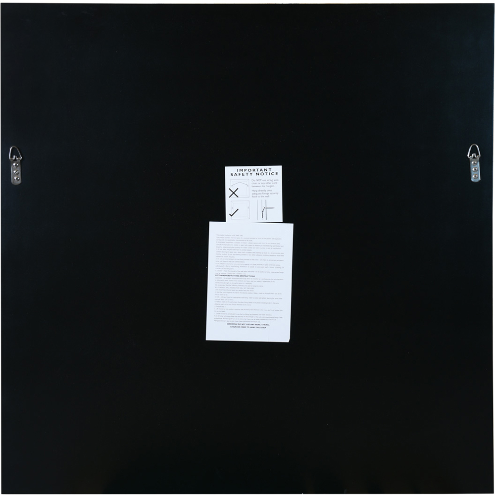 MirrorOutlet The Moderni Bevelled Wall Mirror 90 x 90cm Image 4