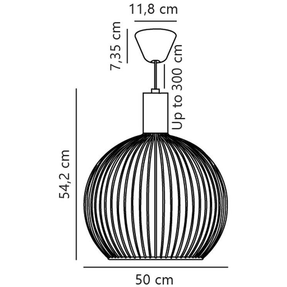 Nordlux Aver 50 Black Pendant Light Image 5