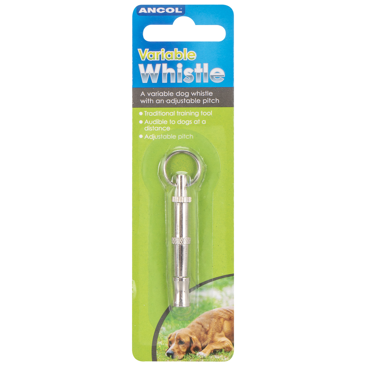 Ancol Silver Variable Dog Whistle Image