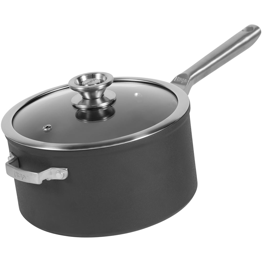 Ninja Foodi Zerostick 3 Piece Stackable Aluminium Saucepan Set Image 4