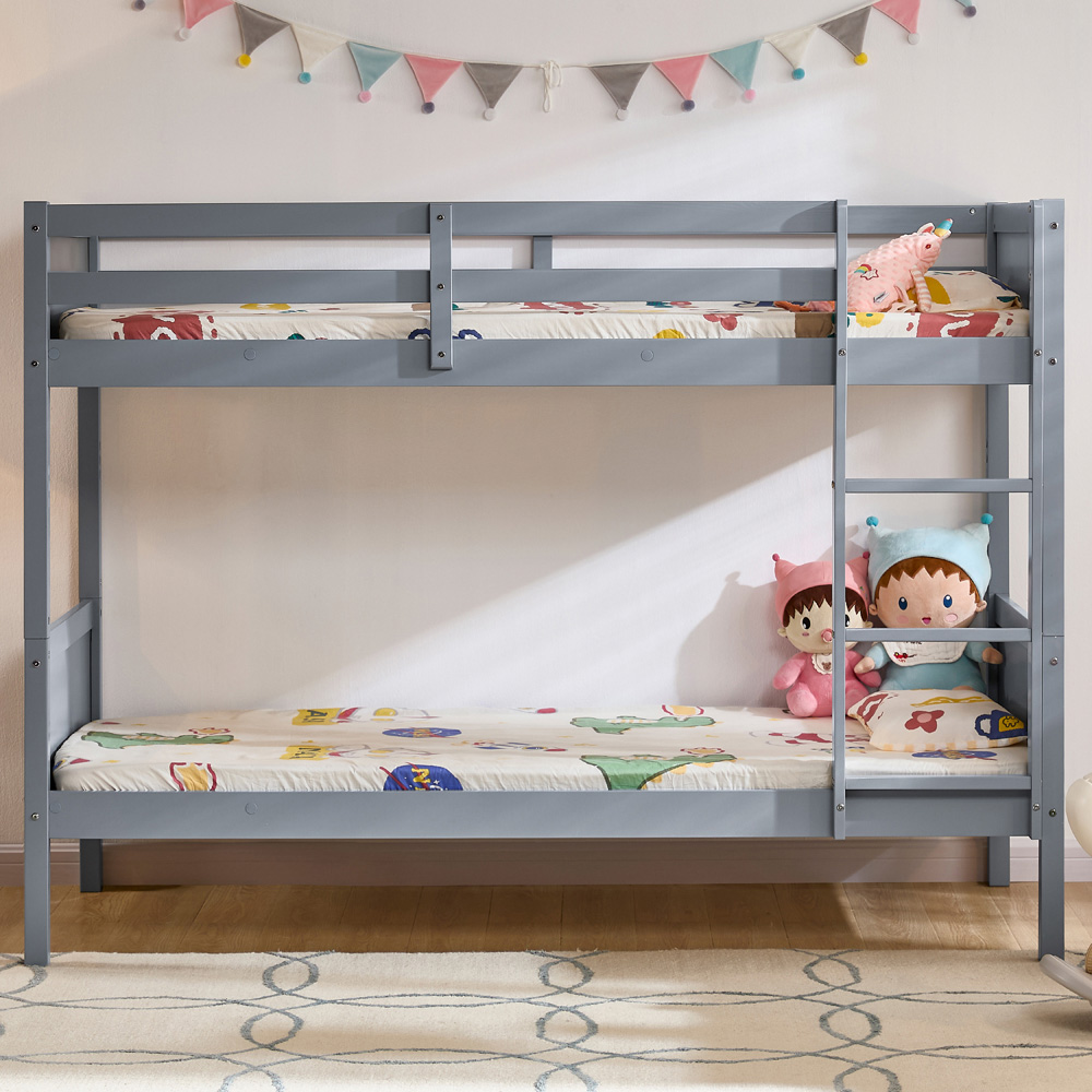 Junior Vida Gemini Grey Detachable Bunk Bed Image 6