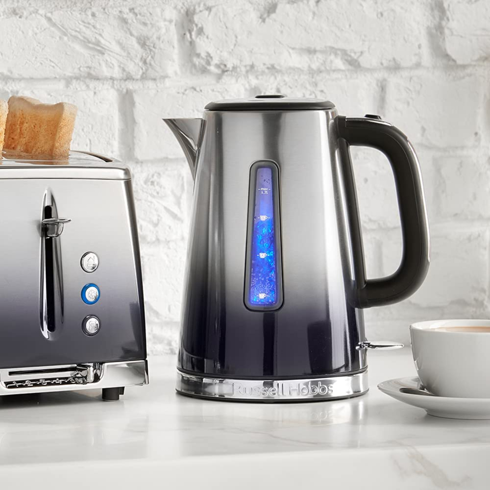 Russell Hobbs 25111 Midnight Blue Eclipse Quiet Boil 1.7L Kettle Image 2