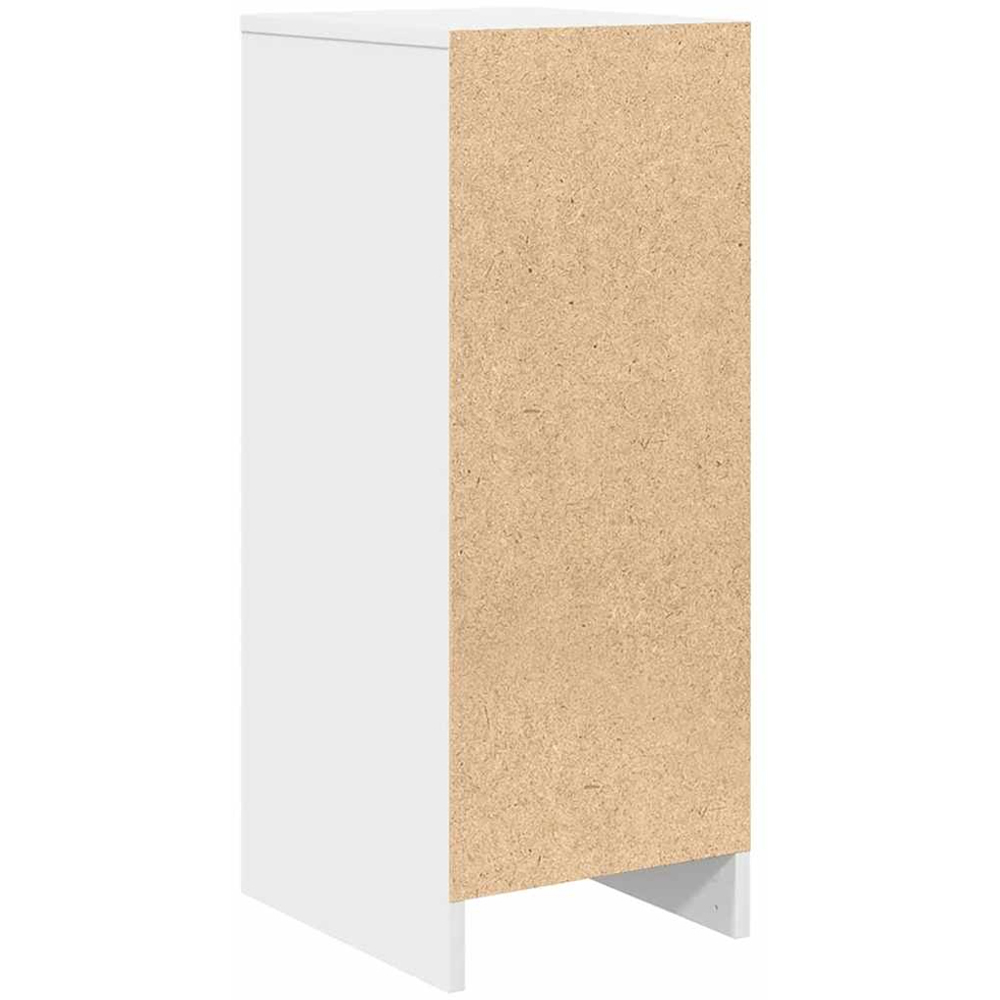 vidaXL 3 Drawer White Sideboard Image 8