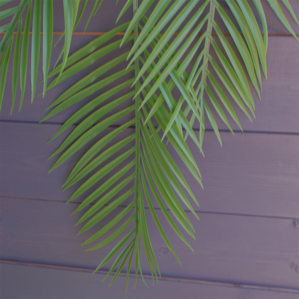 Leaf Palm Leaf Hanging Artificial Plant 4ft Image 3
