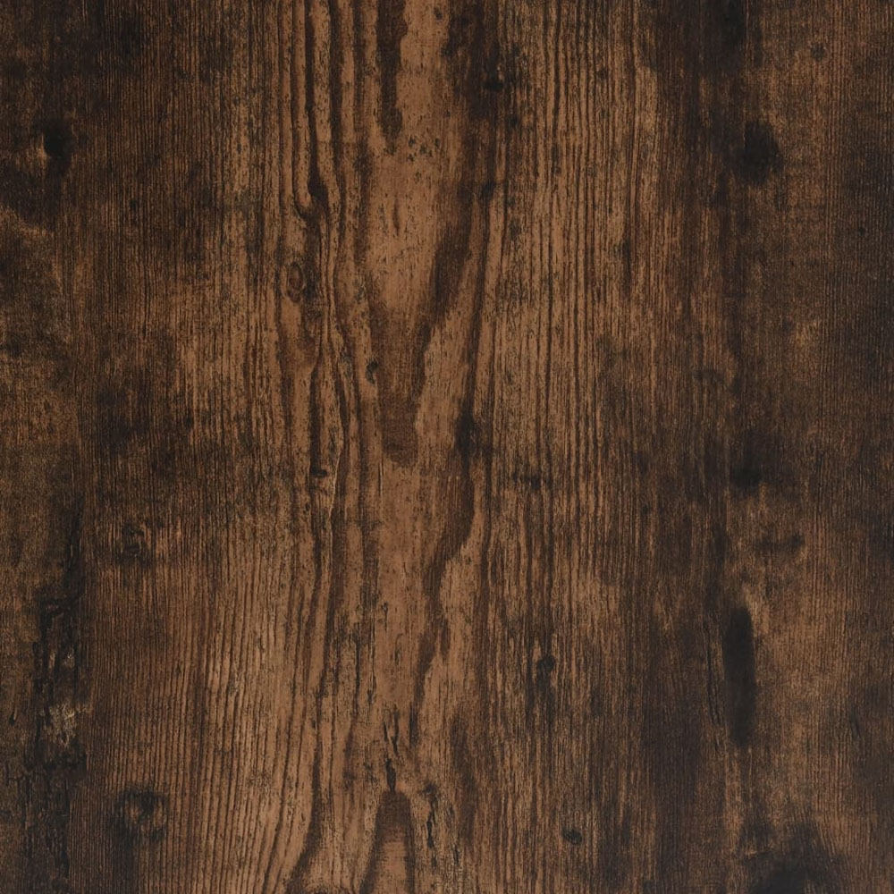 vidaXL 4 Shelf Smoked Oak CD Wall Shelf Image 5