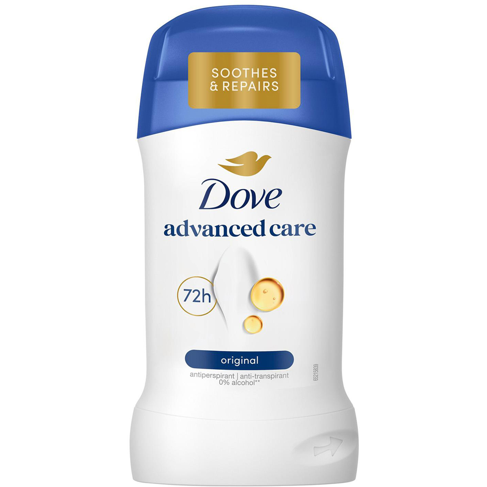 Dove Advanced Care 72H Sweat Protection Anti-Perspirant Deo Stick 50ml 6 Pack Image 3