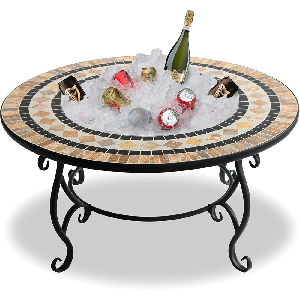 Centurion Supports Fireology Beluga Marble Effect 4 in 1 Fire Pit Image 4
