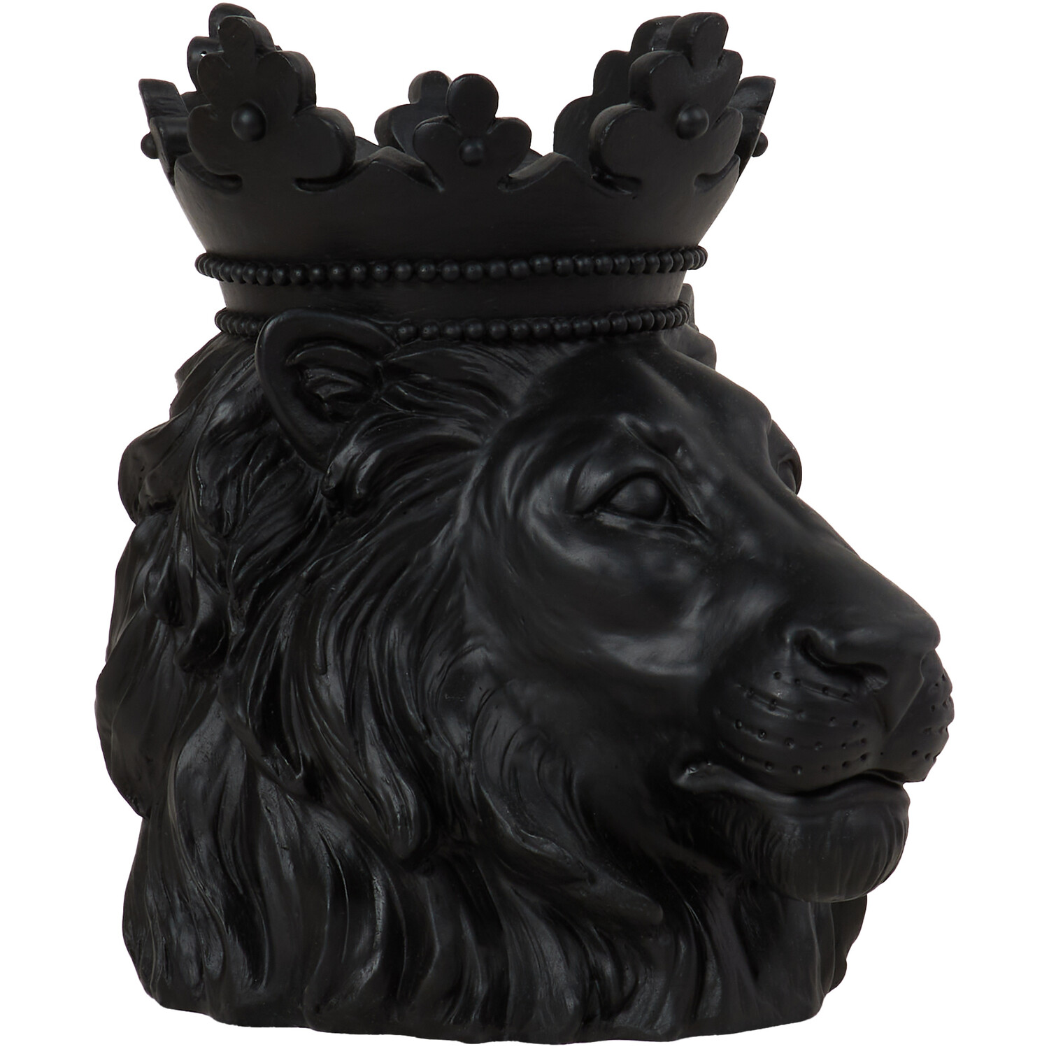Lion Candle Holder - Black Image 2