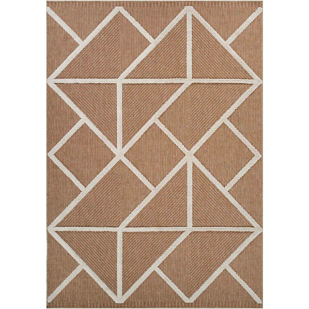 Desire Rugs Harper Cream Prism Rug 50 x 80cm Image 1