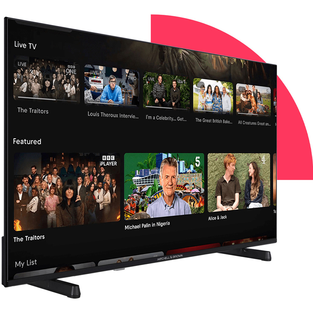 Mitchell & Brown 50 inch 4K Ultra HD Smart TV Image 5