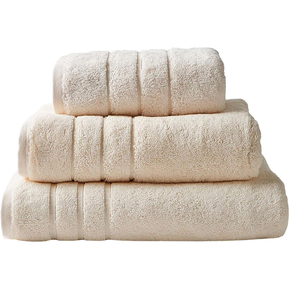 Allure Bath Fashions Cream Hotel Luxury Heavyweight Hand Towel Image 1