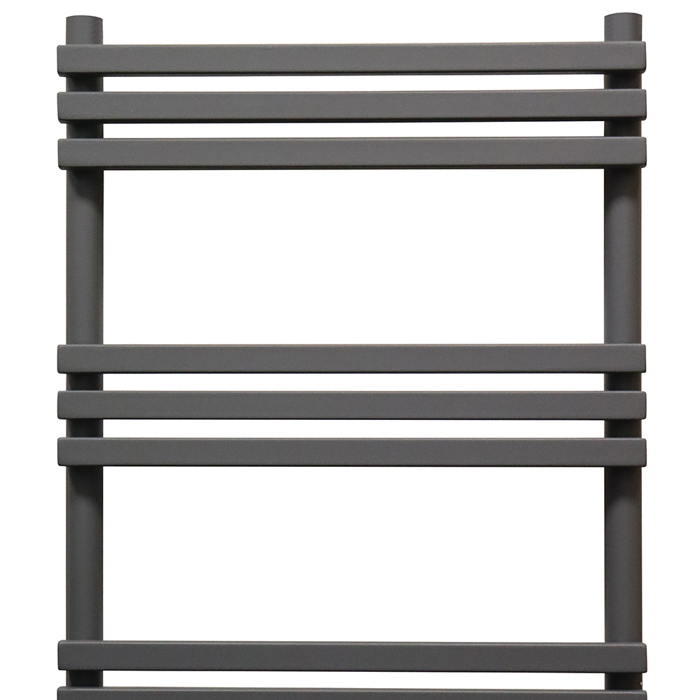 Towelrads Oxfordshire 808 BTU Anthracite Designer Towel Radiator 750 x 500mm 237W Image 2