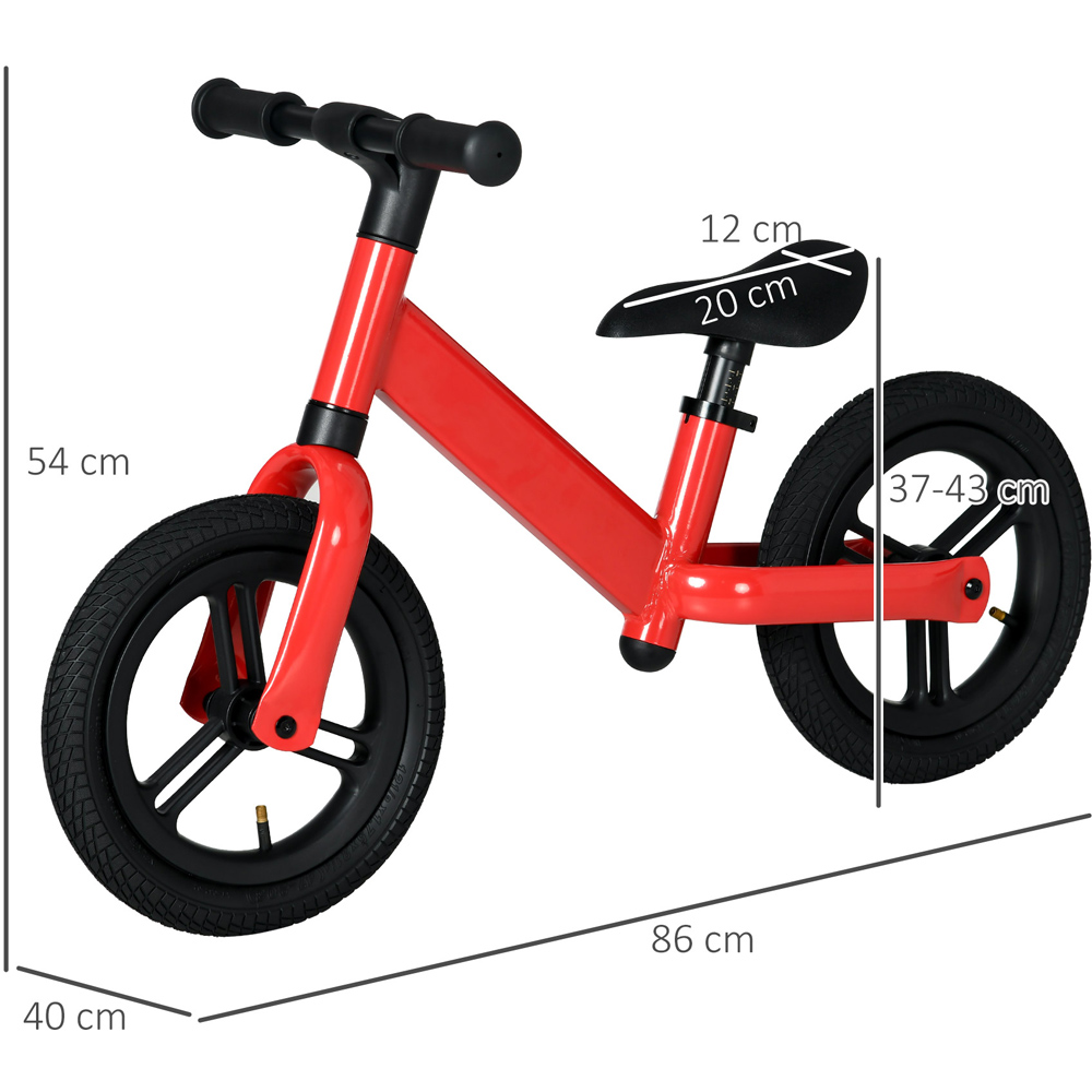 Tommy Toys 12 inch Red No Pedal Toddler Balance Bike Image 5
